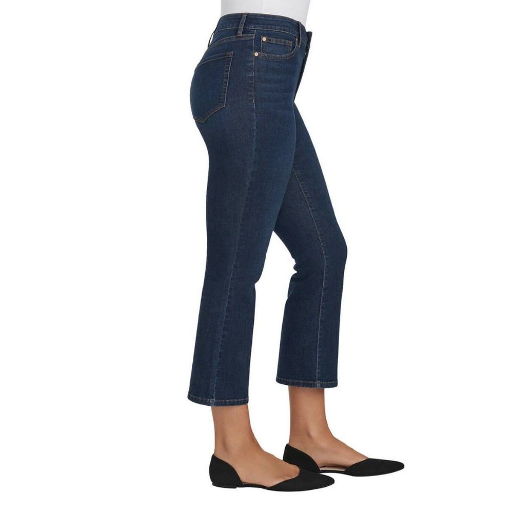 Chaps Ladies' Mid Rise Crop Kick Jeans - Picture 3 of 4
